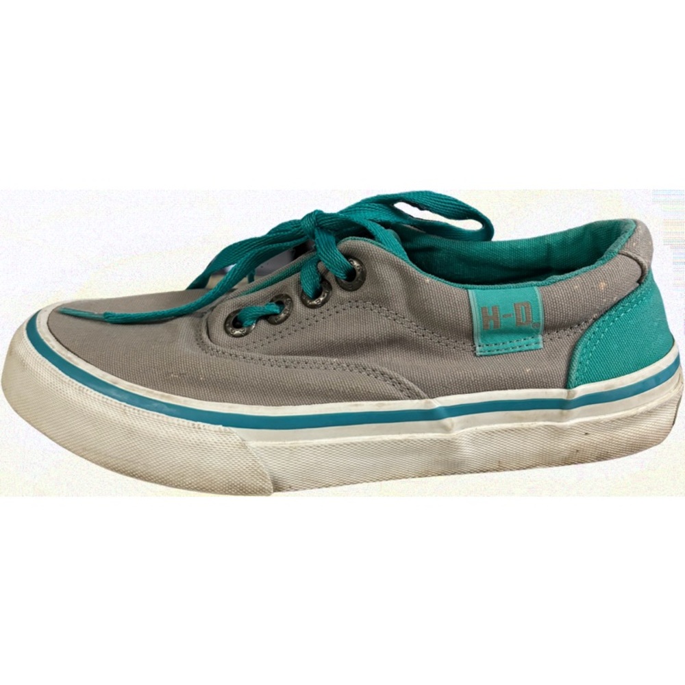 Harley-Davidson® Women's Layton Light Grey Athletic Sneakers Skate Shoes Size 7 - Picture 3 of 9